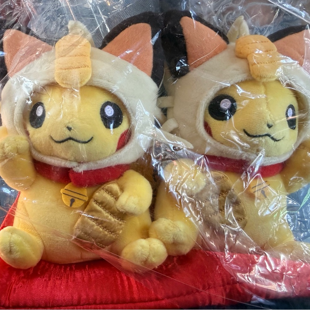 Pokemon Center Original Monthly Pair Pikachu January 2017 New